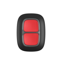 Бездротова екстрена кнопка Ajax DoubleButton black