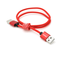 Кабель VEGGIEG UA-0.5, USB 2.0 AM/AM, 0.5m, Red