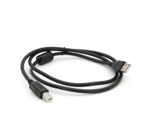 Кабель USB 2.0 AM/BM, 1.0m, 1 ферит, чорний, Пакет Q500