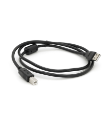 Кабель USB 2.0 AM/BM, 1.0m, 1 ферит, чорний, Пакет Q500