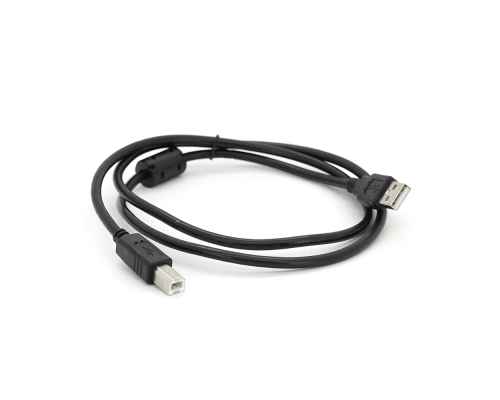 Кабель USB 2.0 AM/BM, 1.0m, 1 ферит, чорний, Пакет Q500