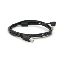 Кабель USB 2.0 RITAR AM/BM, 2.0m, кутовий 90°, чорний