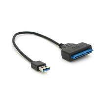 Кабель Usb 3.0 AM to SATA black 0.1m для HDD/SSD дисків