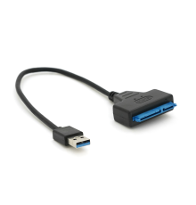 Кабель Usb 3.0 AM to SATA black 0.1m для HDD/SSD дисків