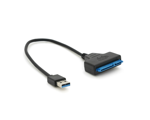 Кабель Usb 3.0 AM to SATA black 0.1m для HDD/SSD дисків
