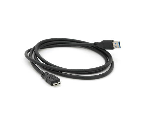 Кабель Usb 3.0 AM to Micro-B black 1.5m для жорстких дисків