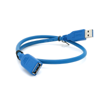 Подовжувач USB 3.0 AM / AF, 0.5m, Blue, Пакет, Q200
