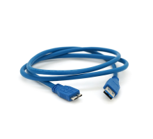Кабель Usb 3.0 AM to Micro-B blue 1.0m для жорстких дисків
