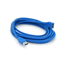 Подовжувач USB 3.0 AM / AF, 3.0m, Blue, пакет