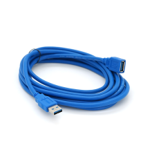 Подовжувач USB 3.0 AM / AF, 3.0m, Blue, пакет