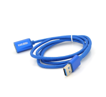Подовжувач iKAKU KSC-753 ZUOFEI USB AM/AF USB3.0 charging data extension cable, 1,2m, Blue, Box