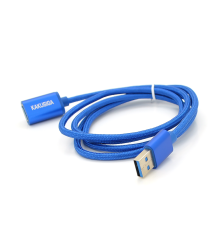 Подовжувач iKAKU KSC-753 ZUOFEI USB AM/AF USB3.0 charging data extension cable, 1,2m, Blue, Box
