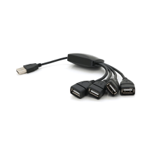 Хаб USB 2.0 4 порти (гідра), Blister Q250