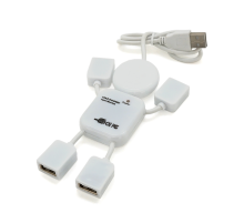Хаб USB 2.0 4 порти (чоловік), OEM Q250