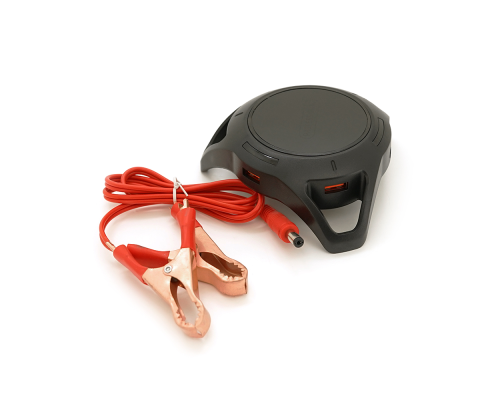 Портативний HUB із крокодилами на 5*USB2.0, живлення 12В, Black, Box Портативний HUB із крокодилами на 5*USB2.0, живлення 12В, Black, Box
