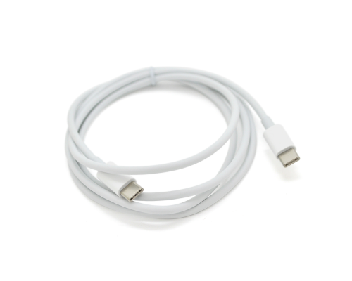 Кабель VEGGIEG TC-406, Type-C(Male) to Type-C(Male) PD cable , White, длина 1,5м, Box