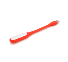 Ліхтарик гнучкий LED USB, Red, OEM