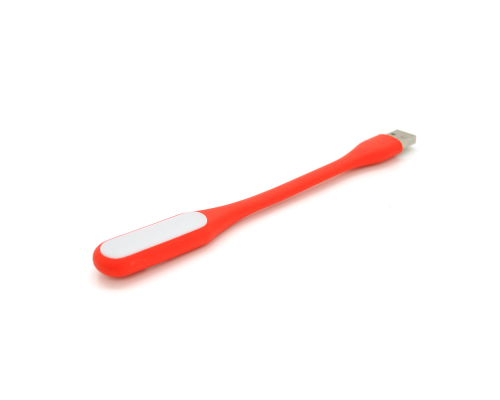 Ліхтарик гнучкий LED USB, Red, OEM