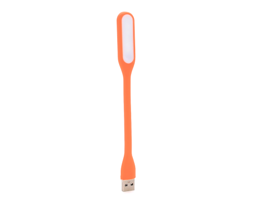 Ліхтарик гнучкий LED USB, Orange, OEM Ліхтарик гнучкий LED USB, Orange, OEM