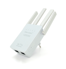 Підсилювач WiFi сигналу з 4-ма антенами LV-WR02EQ, живлення 220V, 300Mbps, IEEE 802.11b/g/n, 2.4-2.4835GHz, BOX