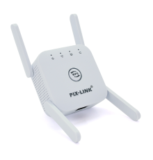 Підсилювач WiFi сигналу з 4-ма вбудованими антенами LV-WR24Q, живлення 220V, 300Mbps, IEEE 802.11b/g/n, 2.4-2.4835GHz, BOX