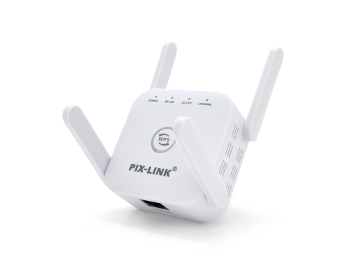 Підсилювач WiFi сигналу з 4-ма вбудованими антенами LV-AC24, живлення 220V, 4X300Mbps, IEEE 802.11b/g/n/ac, 2.4-5GHz, MTK7628KN, BOX