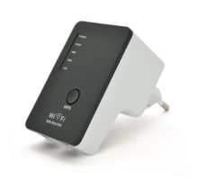 Підсилювач WiFi сигналу з вбудованою антеною LV-WR02В, живлення 220V, 300Mbps, IEEE 802.11b / g / n, 2.4GHz, BOX
