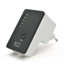 Підсилювач WiFi сигналу з вбудованою антеною LV-WR02В, живлення 220V, 300Mbps, IEEE 802.11b / g / n, 2.4GHz, BOX