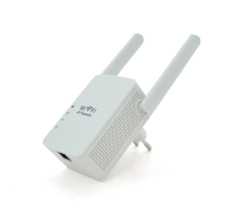 Підсилювач WiFi сигналу з 2-ма антенами LV-WR13, живлення 220V, 300Mbps, IEEE 802.11b/g/n, 2.4-2.4835GHz, BOX