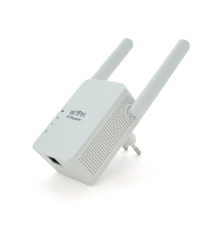 Підсилювач WiFi сигналу з 2-ма антенами LV-WR13, живлення 220V, 300Mbps, IEEE 802.11b/g/n, 2.4-2.4835GHz, BOX