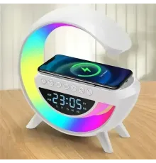ОЧЕНКА! Настільна смарт-лампа, нічник BT-3401 RGB Rainbow з Bluetooth-колонкою (Плохе паковання 2695)