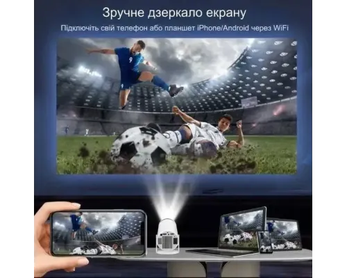 ОЧЕНКА! Мультимедійний портативний мініпроєктор Magcubic HY300 Android 12 (пошкодження корпусу 2681)