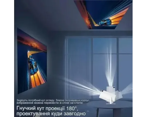 ОЧЕНКА! Мультимедійний портативний мініпроєктор Magcubic HY300 Android 12 (пошкодження корпусу 2681)