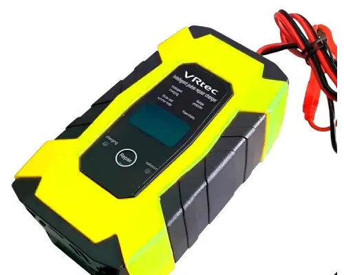 ОЧЕНКА! Зарядний пристрій для акумулятора 12 V 6 A VRtec/Заряджання для акб/ (Дефект екрана 2696)