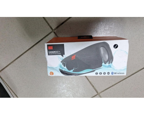 ОЧЕНКА! Портативна блютуз-колонка Charg 3 колонка з USB, SD, FM ЧОРНА (Плохе паковання 2682)