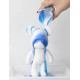УЦЕНКА! Флюидный медвежонок fluid bear bearbrick, 23 см, с красками BLUE (Плохая упаковка 2355)