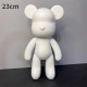 УЦЕНКА! Флюидный медвежонок fluid bear bearbrick, 23 см, с красками BLUE (Плохая упаковка 2355)