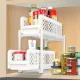 ОЧЕНКА! Органайзер Portable 2 Tier Basket Drawers (Плохе паковання 2863)