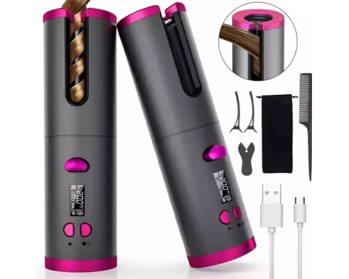 ОЧЕНКА! Бездротовий стайлер для завивання волосся Ramindong Hair curler RD-060 (Плохе паковання 2701)