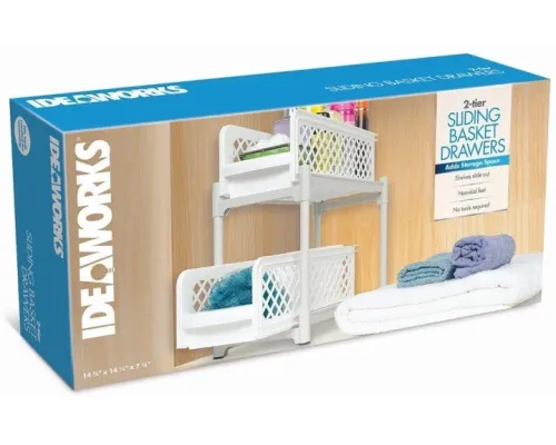 ОЧЕНКА! Органайзер Portable 2 Tier Basket Drawers (Плохе паковання 2863) ОЧЕНКА! Органайзер Portable 2 Tier Basket Drawers (Плохе паковання 2863)