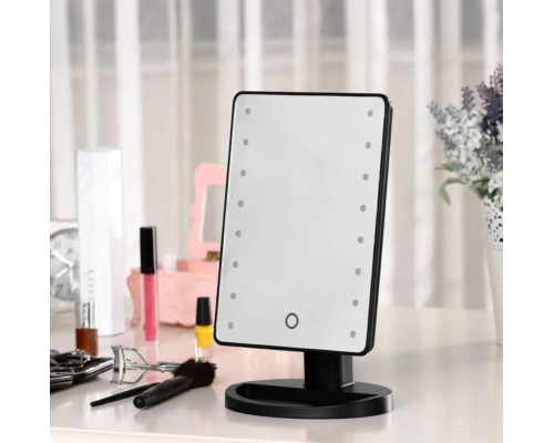 ОЧЕНКА! Дзеркало настільне з підсвіткою LED — бренд Large Led Mirror (Триця на дзеркалі 2592)