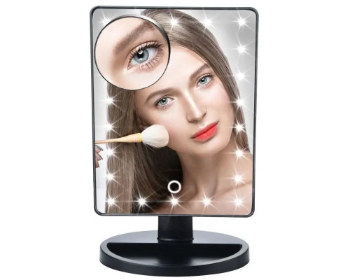 ОЧЕНКА! Дзеркало настільне з підсвіткою LED — бренд Large Led Mirror (Триця на дзеркалі 2592)