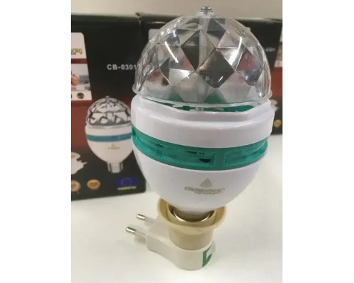 УЦЕНКА! Диско лампа Crownberg CB-0301 (плохая упаковка 694) УЦЕНКА! Диско лампа Crownberg CB-0301 (плохая упаковка 694)
