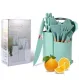 УЦЕНКА! Кухонные принадлежности 19 предметов Kitchen Set Бирюзовый (Плохая упаковка, трещина на корпусе 2665)