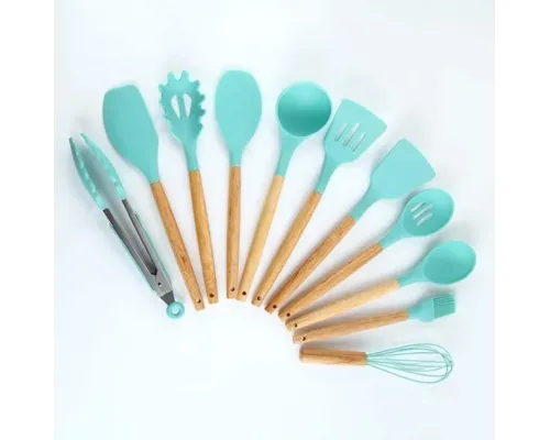 УЦЕНКА! Кухонные принадлежности 19 предметов Kitchen Set Бирюзовый (Плохая упаковка, трещина на корпусе 2665) УЦЕНКА! Кухонные принадлежности 19 предметов Kitchen Set Бирюзовый (Плохая упаковка, трещина на корпусе 2665)