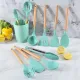 УЦЕНКА! Кухонные принадлежности 19 предметов Kitchen Set Бирюзовый (Плохая упаковка, трещина на корпусе 2665)