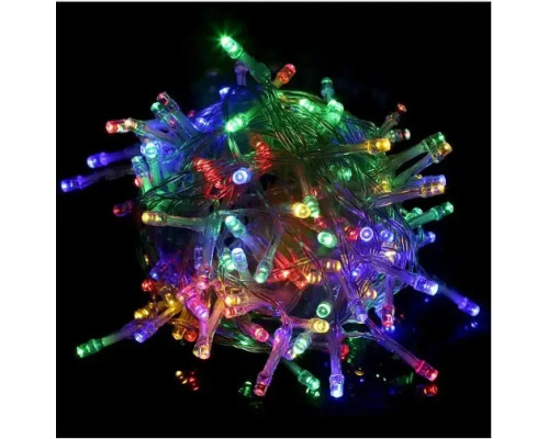 ОЧЕНКА! Гірлянда 100LED 9 м цв. білий дріт (Плохе паковання 2578)