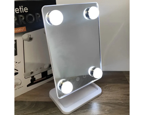 ОЧЕНКА! Компактне дзеркало з підсвіткою для макіяжу MCH Cosmetie Mirror 360 (погана коробка) ОЧЕНКА! Компактне дзеркало з підсвіткою для макіяжу MCH Cosmetie Mirror 360 (погана коробка)