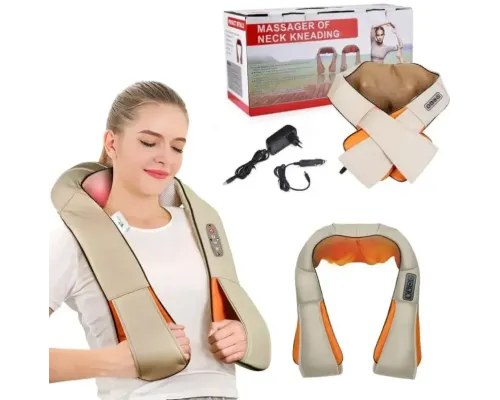 УЦЕНКА! Роликовый массажер для спины и шеи Massager of Neck Kneading (Плохая упаковка 2859) УЦЕНКА! Роликовый массажер для спины и шеи Massager of Neck Kneading (Плохая упаковка 2859)