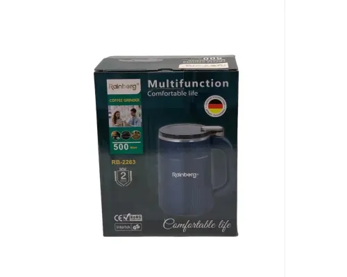 УЦЕНКА! Электрическая кофемолка для дома Rainberg RB 2263 500 Вт (Плохая упаковка, 2679)